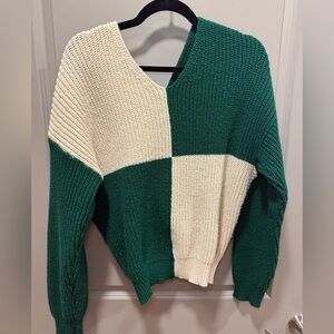 Reversible Knotted Women's Sweater